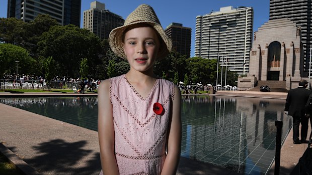 Rosemary O'Brien, aged 10, knows about World War I.