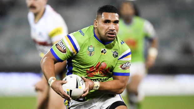 Siliva Havili is staying in Canberra.