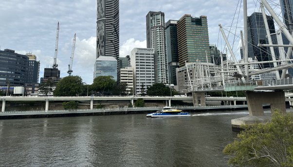 The elderly man has since passed away after the incident on Brisbane’s Bicentennial bikeway.