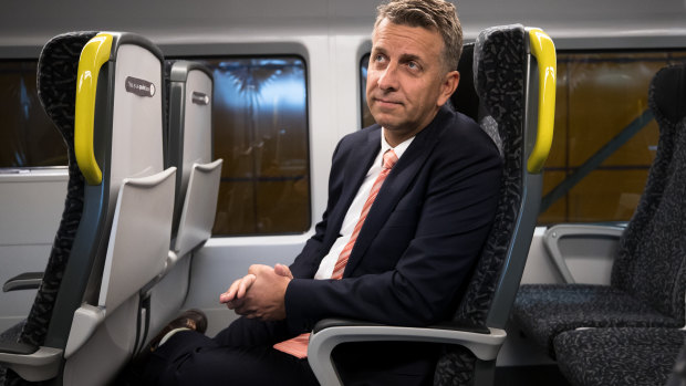 Transport Minister Andrew Constance has sought to allay fears about the staffing of new intercity trains.