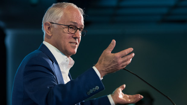 Malcolm Turnbull is not about to leave centre stage.
