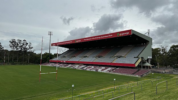 Ballymore’s eastern stand, which the Queensland government’s Stadiums Taskforce recommended be demolished.
