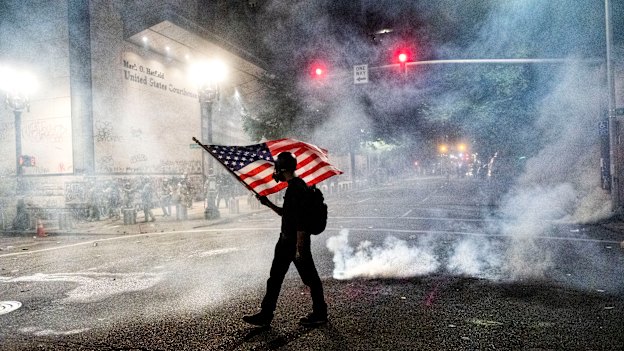 In 2020, the US is almost unrecognisable as the country from the mid-1980s when Ronald Reagan's re-election slogan was: “It’s morning again in America".