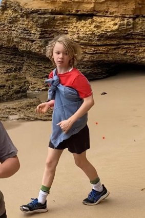 Toby, aged 11, went missing on the Surf Coast on Mo<em></em>nday afternoon.