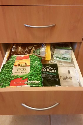 Dedicate a drawer to your clean plastic waste and just return to where you bought them.