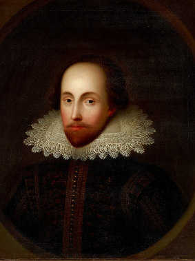 Portrait of William Shakespeare, artist unknown.