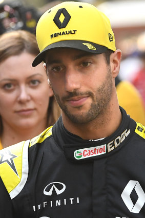Daniel Ricciardo's disappointment was evident.
