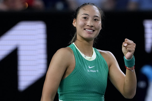 China’s Zheng Qinwen is ranked the 15th best women’s tennis player in the world and also the 15th highest-paid female sportsperson, but will climb on both measures if she wins the Australian Open.