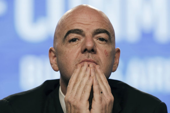 FIFA president Gianni Infantino.