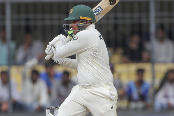 Usman Khawaja became the first Australian to pass 50 twice on tour.