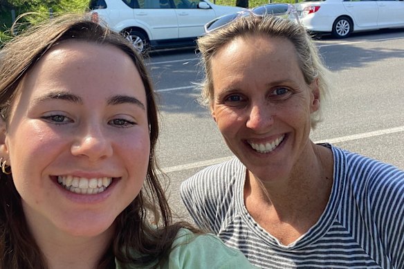 Josie Baff with her 2021 mentor Susie O’Neill.