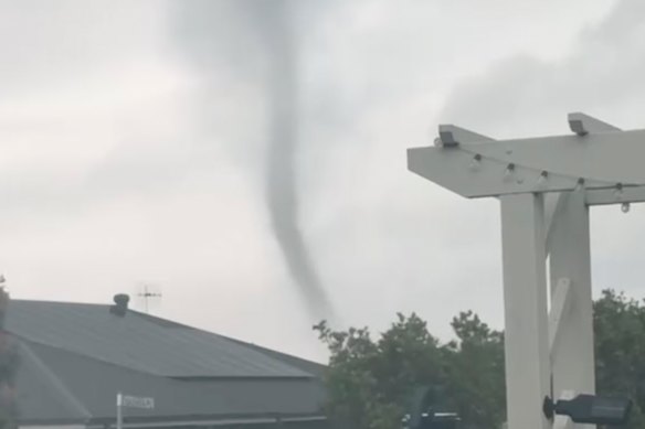 A tornado swept through Ulladulla on Saturday