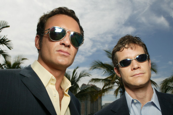 Julian McMahon and Dylan Walsh in <i>Nip/Tuck.