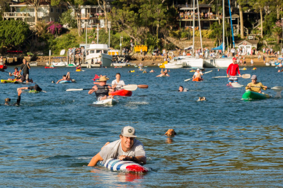 The 2018 Scotland Island Dog Race.