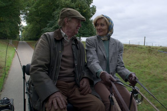 “A wonderfully touching relationship”: Prince Phillip (Jonathan Pryce) and Penny Knatchbull (Natascha McElhone).