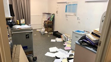 Earle Haven Retirement Village was ransacked following a dispute between the owners and subcontractors.