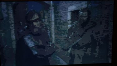 The same scene, as streamed by HBO.