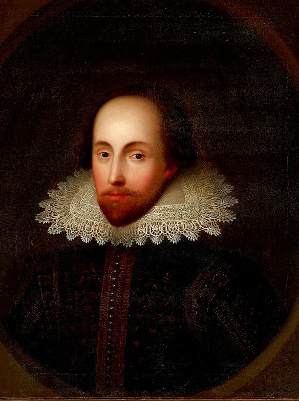 Portrait of William Shakespeare, artist unknown.