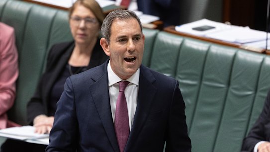 Treasurer Jim Chalmers.