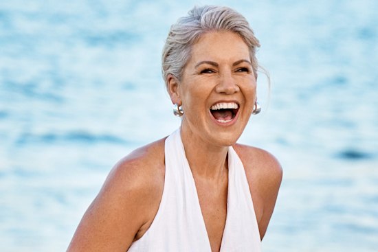 Light wears Witchery dress.