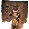 A Benin copper alloy plaque representing an encounter between Benin Chief Uwangue, and Portuguese traders that will be returned from the Horniman Museum to Nigeria. 