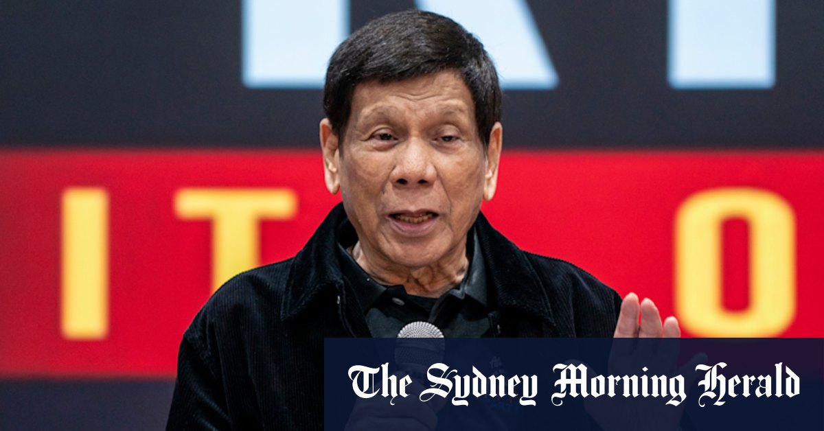 Rodrigo Duterte arrested in Manila for alleged crimes against humanity