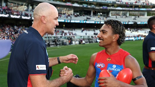 Coach Steven King and youngster Latrelle Pickett are among the new faces at the Demons this year.