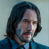 Keanu Reeves in John Wick: Chapter 4, which set opening weekend records in Australia.