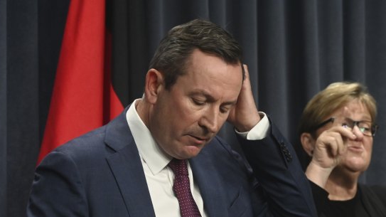 Premier Mark McGowan announces a three-day lockdown on Friday, April 23, 2021 after the coronavirus managed to escape hotel quarantine.