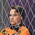 Oscar Piastri watches on after crashing out in the 2025 Azerbaijan Grand Prix.