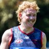 Clayton Oliver returns early for Melbourne pre-season training