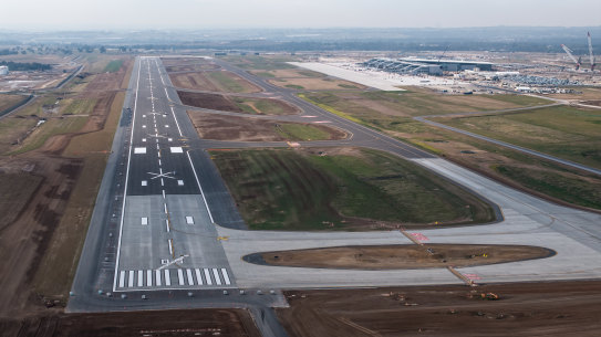 A metro line between St Marys and Bradfield via Western Sydney Airport is due to open in late 2026.