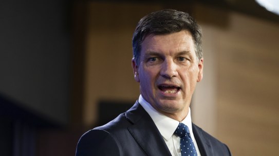 Shadow treasurer Angus Taylor.
