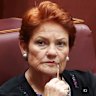 Pauline Hanson visited the college in October.