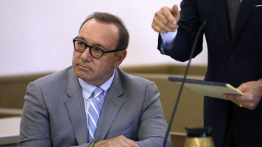 Actor Kevin Spacey at a previous hearing last month.
