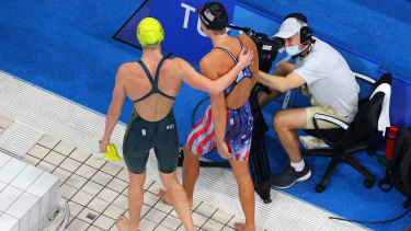The relationship between Ariarne Titmus and Katie Ledecky while ultra competitive is not without total respect.