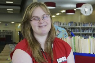 Kaitlin Ajduk says working at the library nurtures her creativity.