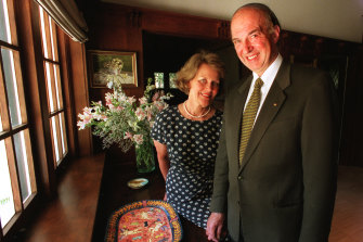 Sir James and Lady Gobbo in 2008.