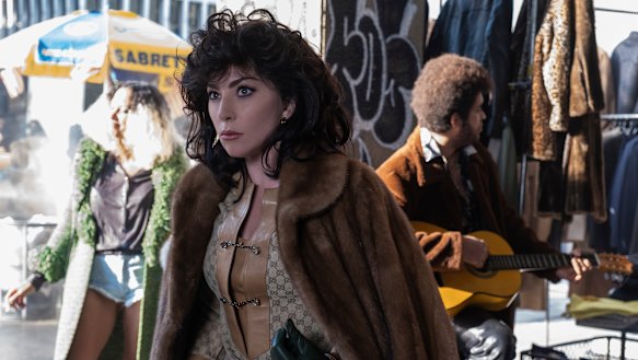 Lady Gaga as Patrizia Reggiani in House of Gucci.