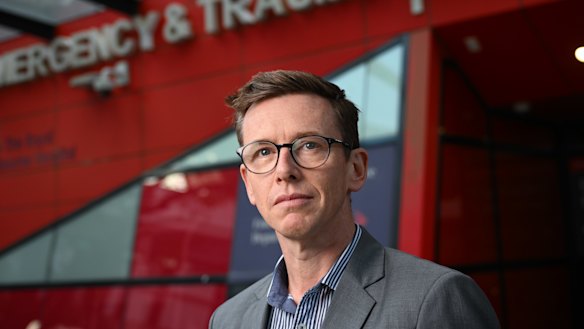 Associate Professor Mark Putland, head of emergency medicine at Royal Melbourne Hospital.