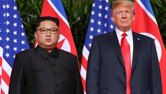 One body language expert said Trump was in control from start to finish and described Kim as “nervous".