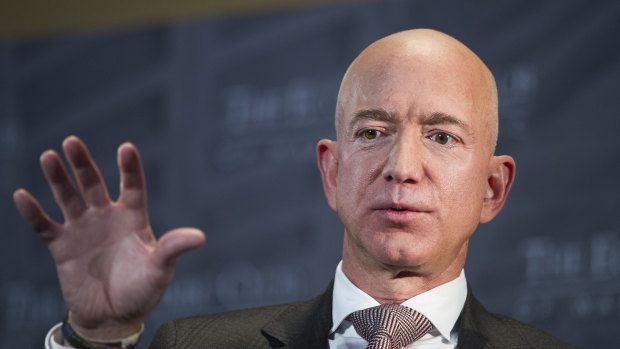 Amazon chief Jeff Bezos has had better days.