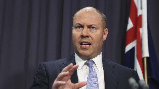 Treasurer Josh Frydenberg. 