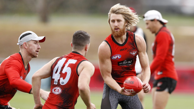 Dyson Heppell says plenty of Bombers are pushing for senior selection.