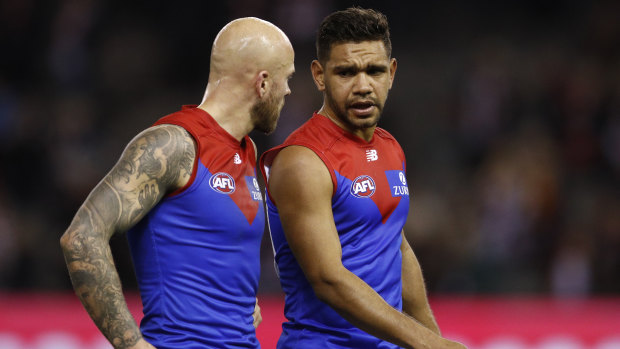 The Demons' horror injury run continues, with Neville Jetta (right) requiring more knee surgery.