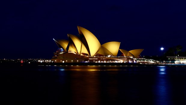 The Sydney Opera House.