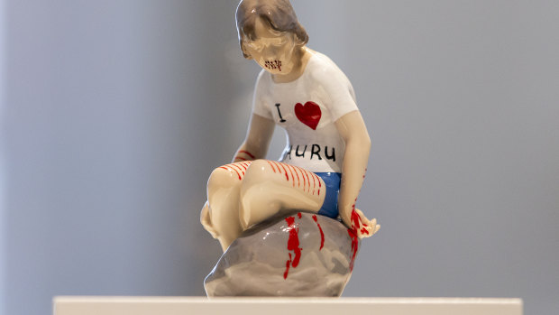 I Heart Nauru, Melbourne artist Penny Byrne's contribution to the All We Can't See Exhibition.