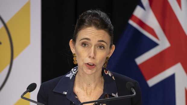 Prime Minister Jacinda Ardern discusses the government's COVID-19 response.