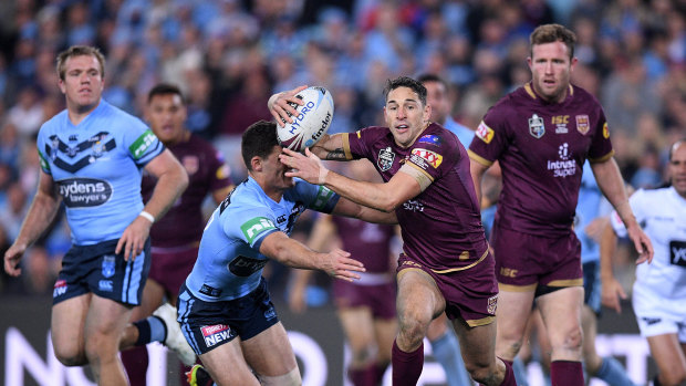 Leader: Billy Slater will captain Queensland in game III, his final interstate clash.