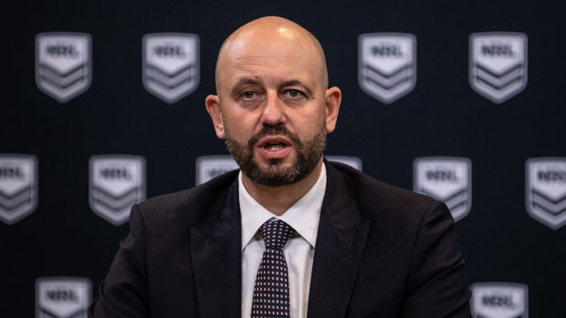 NRL chief executive Todd Greenberg.